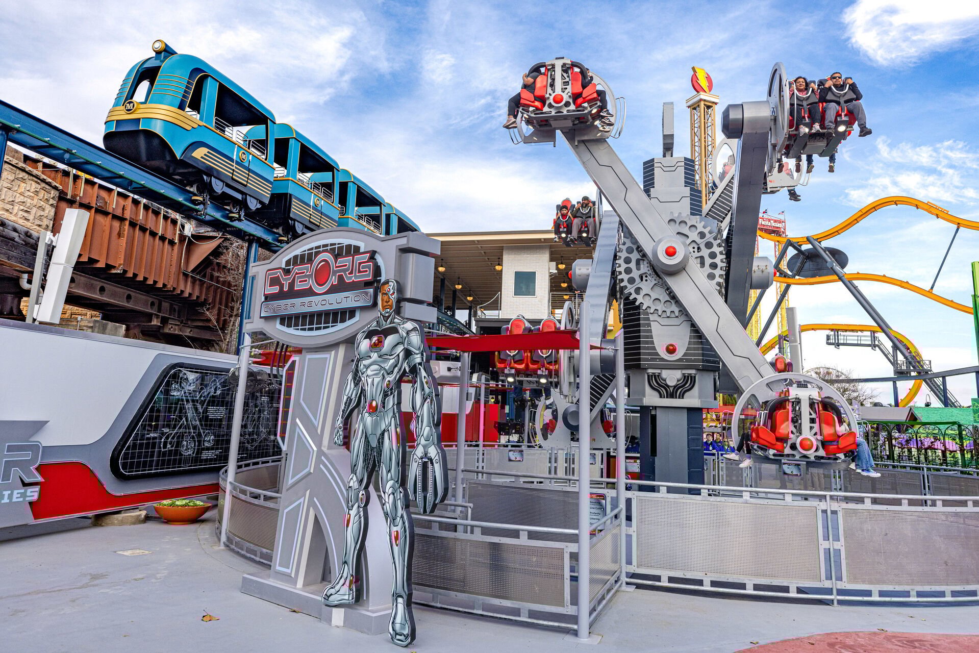 Cyborg Cyber Revolution at Six Flags Fiesta Texas