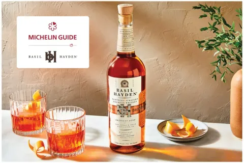 Basil Hayden debuts as official American whiskey of the MICHELIN Guide U.S.