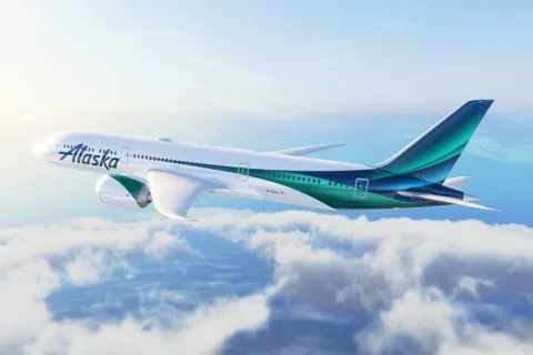 Alaska Airlines 787 Livery