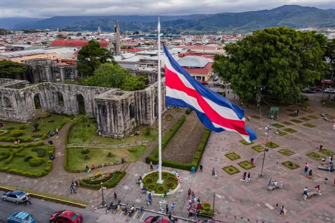 Costa Rican flag 