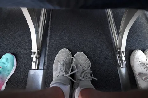 leg room airliner