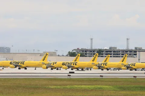 Spirit airlines planes to be repossessed 