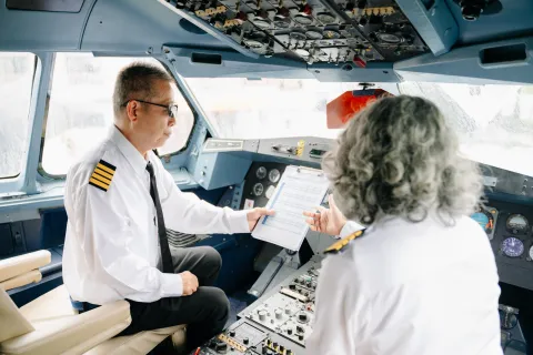 Old airline pilots