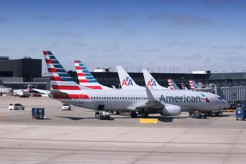 American airlines fleet chicago