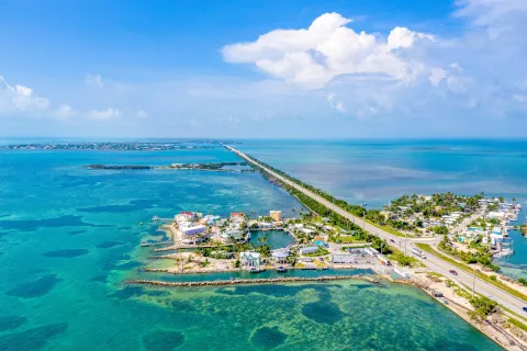 Key West road, FL, USA