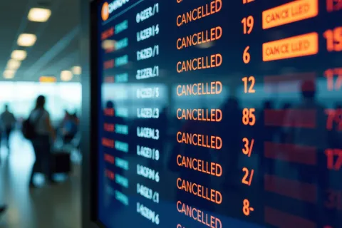 Flights cancelled