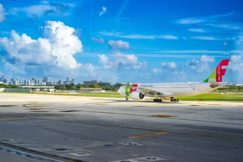 Portugal national airlines or TAP Air Portugal, headquartered in Lisbon
