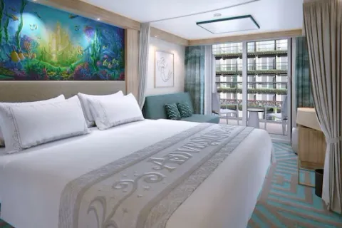 Disney Adventure - Deluxe Garden View Stateroom with Verandah