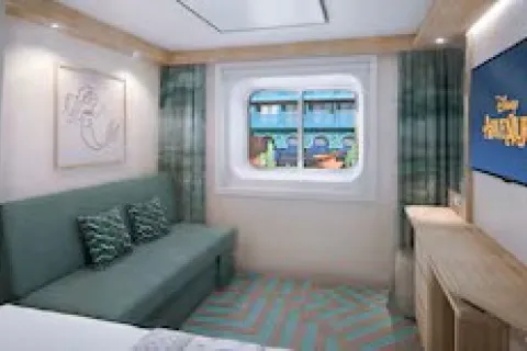 Disney Adventure - Deluxe Inside Stateroom with Reef View