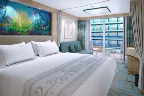 Disney Adventure - Deluxe Reef View Stateroom with Verandah