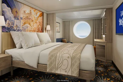 Disney Destiny - Deluxe Oceanview Stateroom