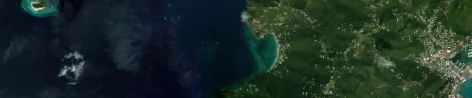 Satellite view of Cane Garden Bay, Tortola