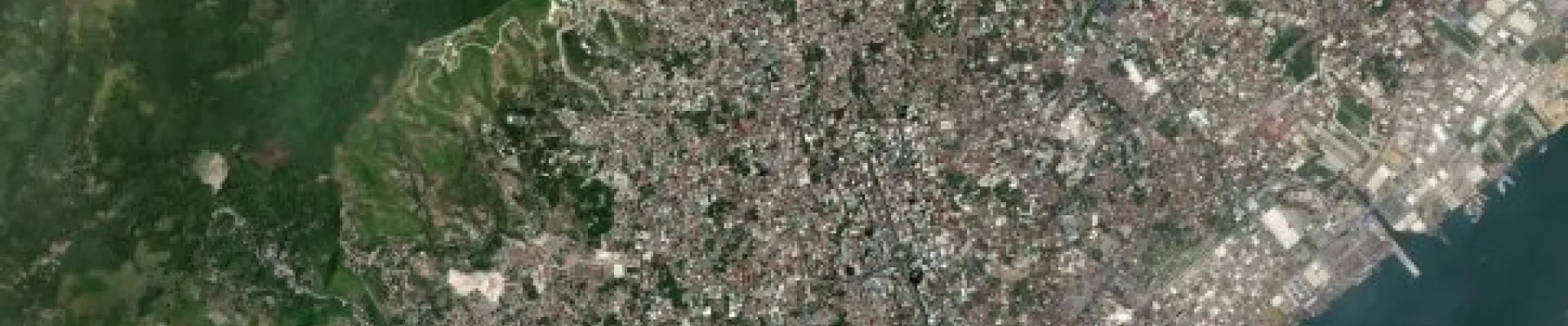 Satellite view of Cebu