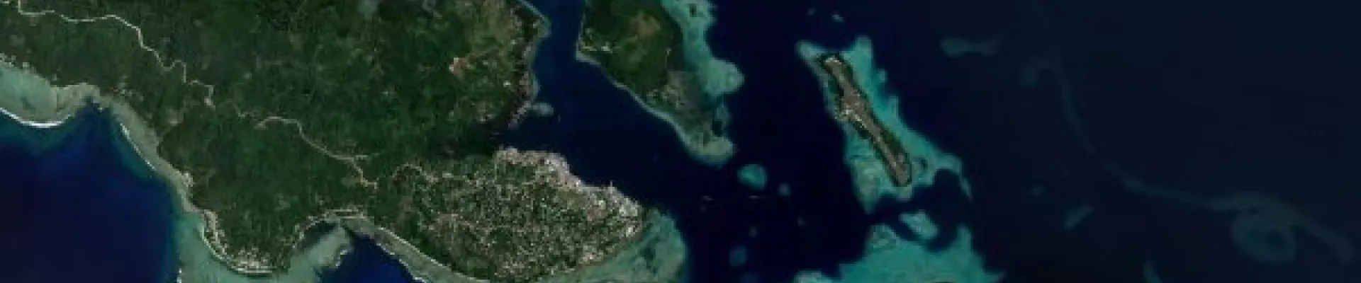 Satellite view of Gizo