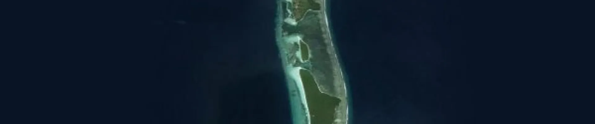 Satellite view of Maldives Islands
