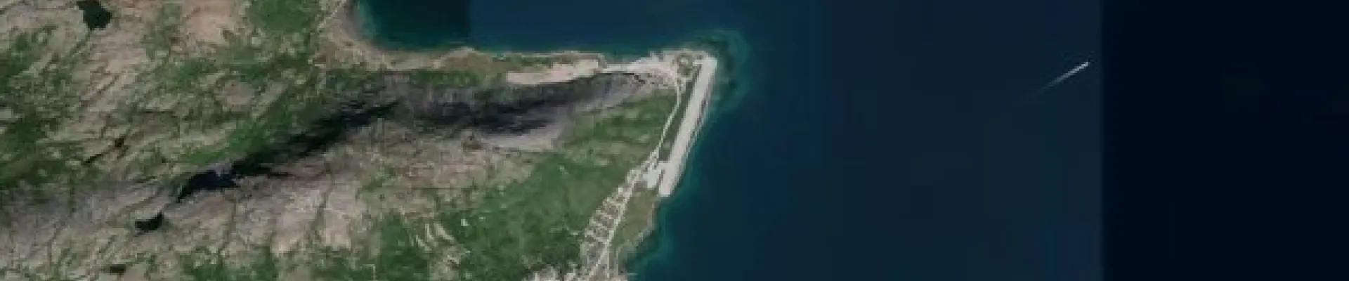 Satellite view of Nain, Newfoundland and Labrador