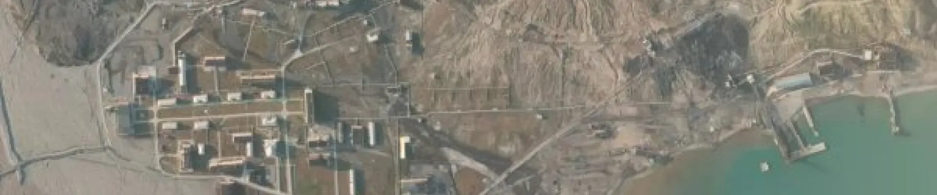 Satellite view of Pyramiden