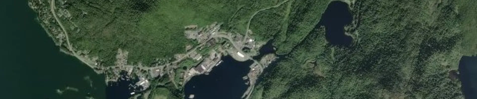Satellite view of Ward Cove, Ketchikan, Alaska