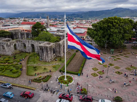 Costa Rican flag 