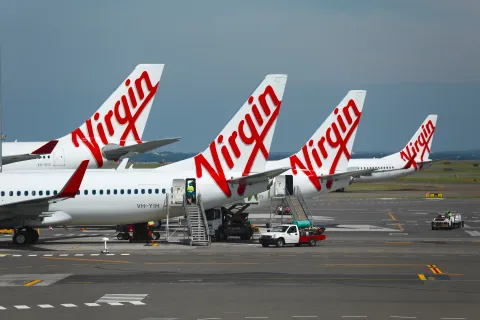 Virgin Airlines Tails