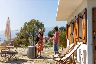 Checking in at a Vacation Rental 