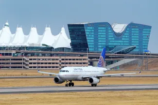 United Airlines at Denver Airport