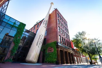 The Louisville Slugger Museum & Factory located in the downtown Louisville 