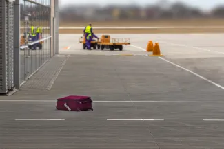 Lost Bag on the Tarmac