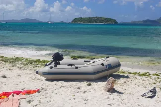 Zodiac inflatable boat