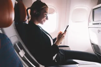 Airplane passenger wifi