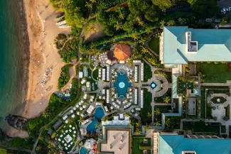 Four Seasons Maui Aerial View