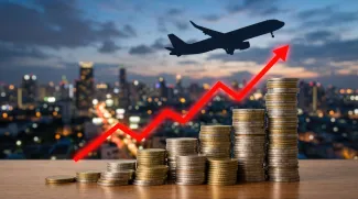 Airline prices infographic