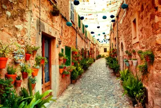 Street in Valldemossa village
