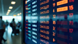 Flights cancelled