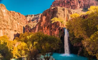 Havasupai Falls in Grand Canyon