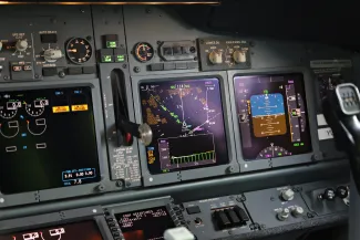 Boeing 737 primary flight display