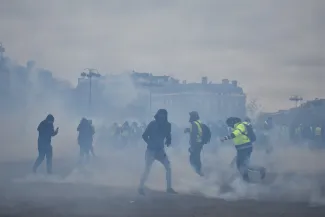 paris france protest
