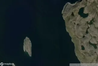 Satellite view of Diana Island, Nunavut