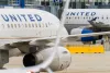  United Airlines aircraft on the taxiway at O'Hare International Airport