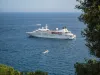 Star Pride luxury cruise ship operated by Windstar Cruises off the coast