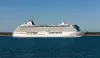 The crystal serenity passenger cruise liner leaving Southampton water