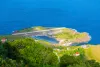 Juancho E. Yrausquin Airport SAB has the shortest commercial runway of the world in Saba, Caribbean Netherlands.