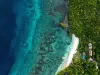 amun ini philippines scuba dive resort form the air by drone