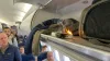 powerbank on fire in airplane