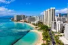 Waikiki Beach and Skyline Looking West