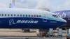Avion Boeing 737 MAX au sol, posé sur le tarmac de l’aéroport du Bourget, salon du Bourget – Paris Air Show de juin 2023